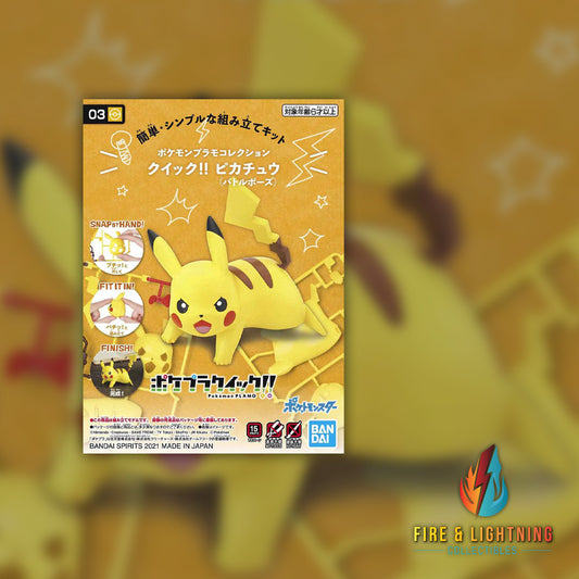 Pikachu (Battle Pose) - Pokémon Model Kit